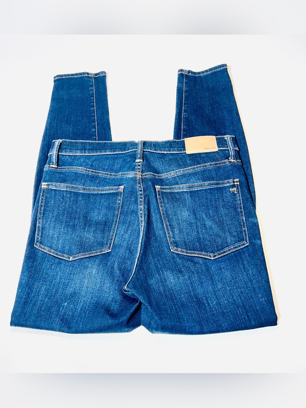 Madewell jeans 9 High Rise Skinny jeans dark wash stretchy women size 30